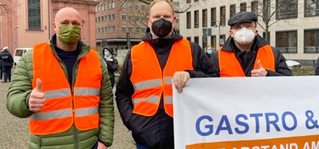 Demo Mainz Dehoga Automatenverband Rheonland-Pfalz 2G statt 2Gplus