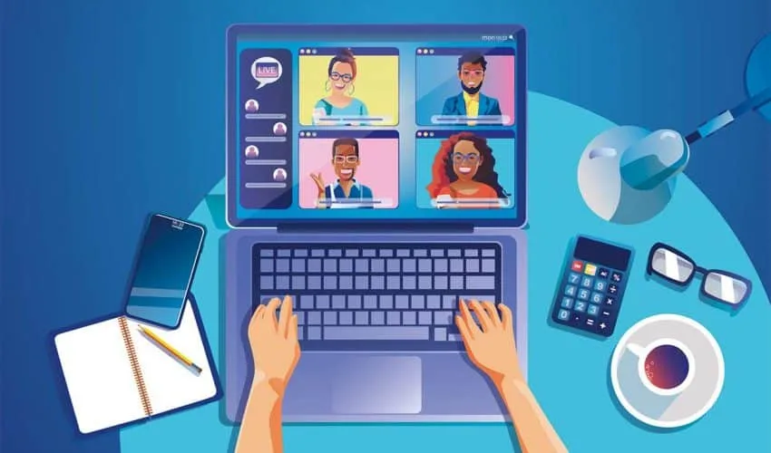 Zoom-Meeting Online-Veranstaltung Online-Seminar