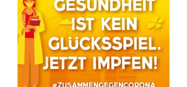Werbekampagne Impfen von Saartoto