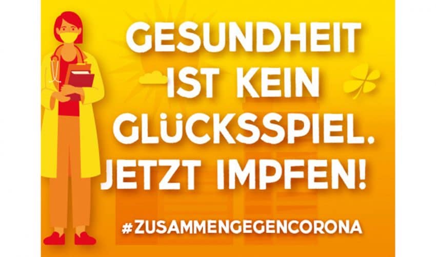 Werbekampagne Impfen von Saartoto