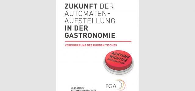 FGA Aufstellung in der Gastronomie Flyer