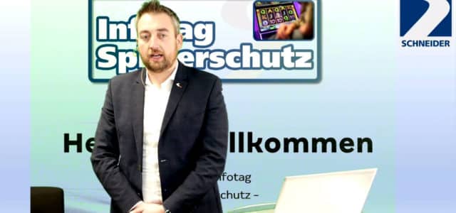 Schneider Automaten Spielerschutz Infotag Zoom eVITA