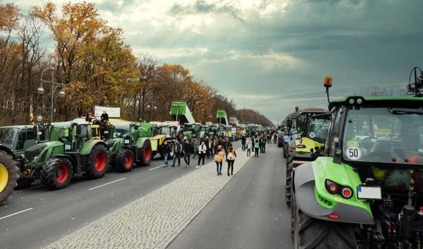 Dehoga Deutscher Bauernverband Großdemonstration Demonstration Berlin