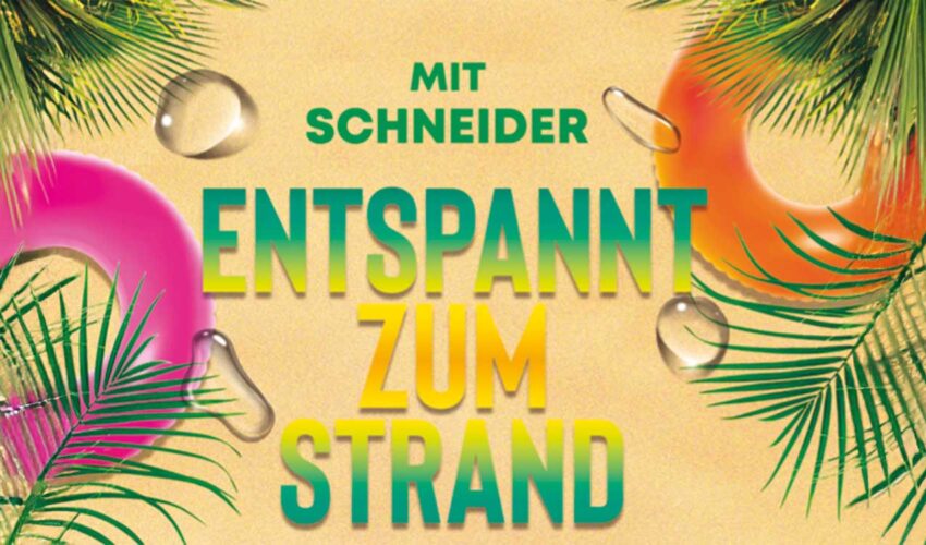 Schneider Entspannt zum Strand 2025 Hausmessen
