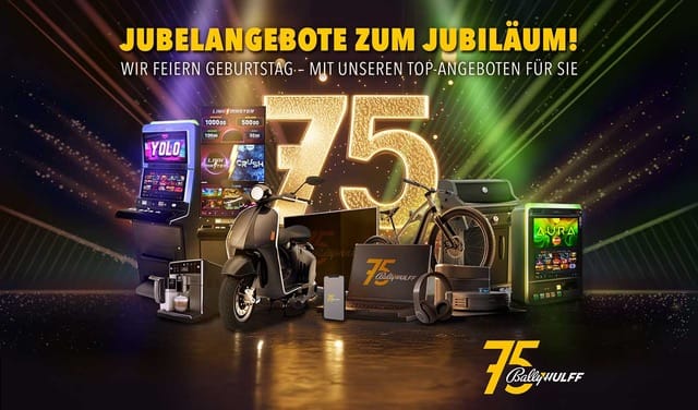 Bally Wulff Jubiläumsaktion 2025 Danke