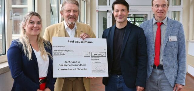 Paul Gauselmann Spende Suchtforschung Studie Mühlenkreiskliniken
