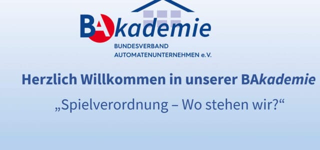 BAkademie Spielverordnung