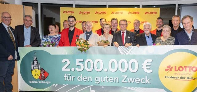 Lotto Rheinland-Pfalz Mainzer Hofsänger Tourstart 2026
