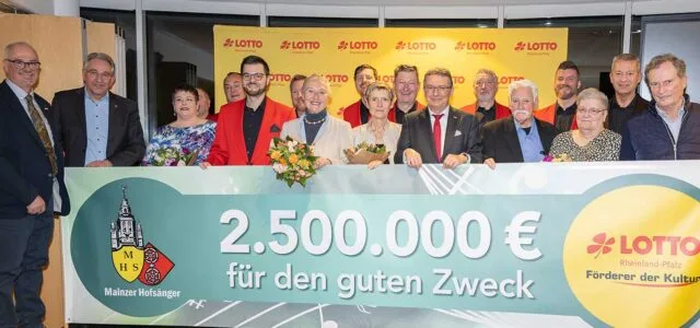 Lotto Rheinland-Pfalz Mainzer Hofsänger Tourstart 2026