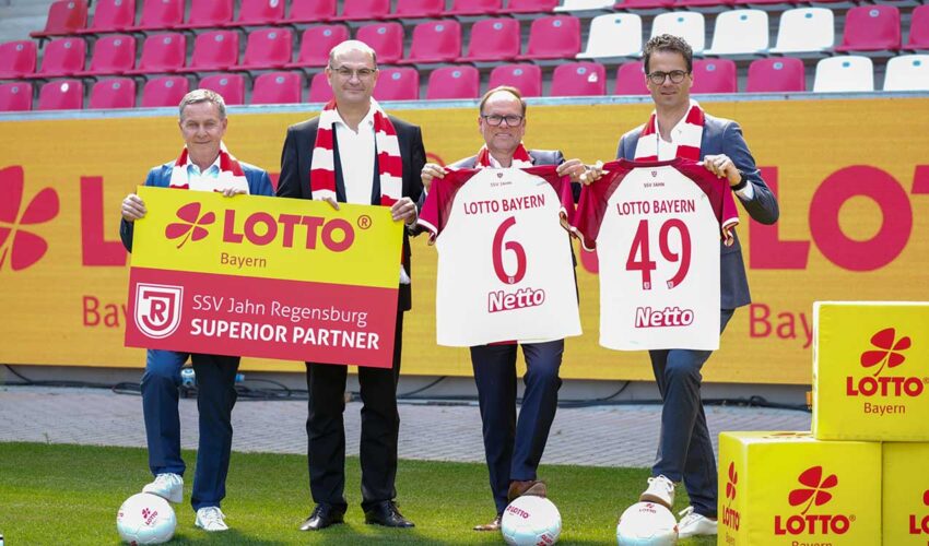 Lotto Bayern Regensburg Fürth Werbepartnerschaft Kooperation